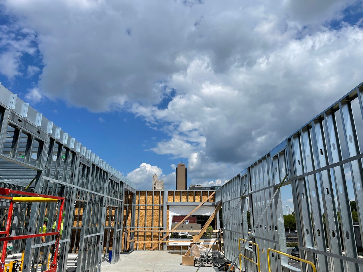 OCP_Contractors's tweet photo. Toledo Federation of Teachers
Toledo, OH
OCP Scope of Work: Metal studs, drywall, Insulation, OSB, sheathing, Plywood roof sheathing, Tyvek
#OCPContractors #DefiningTheSkyline https://t.co/4OeMIAuGBY