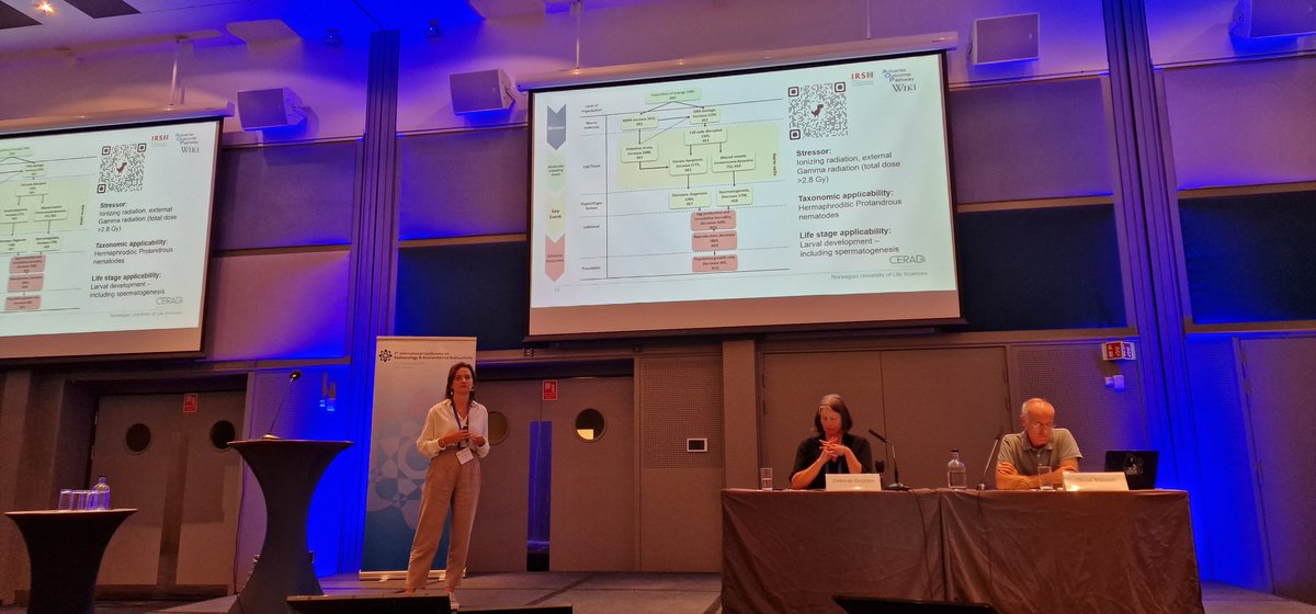 Erica Maremonti discussing Adverse Outcome Pathways at #ICRER2022. For more on AOPs see our latest paper on the topic: tandfonline.com/doi/full/10.10…