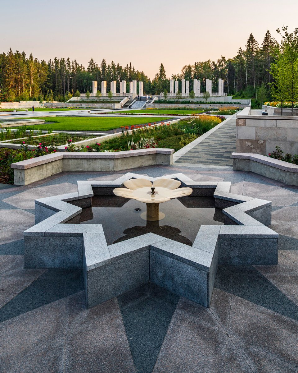 akdn's tweet photo. The world's northernmost Islamic garden – Aga Khan Garden, Canada. The garden is a symbol of the ongoing partnership between the University of Alberta and AKDN – a collaboration that has fostered intellectual, cultural and education exchange for over a decade. #AKDNParkLife https://t.co/Y7rJHUQc9P