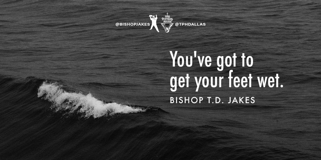 When Jesus commands, “Come,” you’ve got to get out of the boat (Matthew 14:22-33, NIV)! Watch @BishopJakes’ inspirational message, #IntentionalFloods, on YouTube.com/TDJakesOfficial #TPHDallas