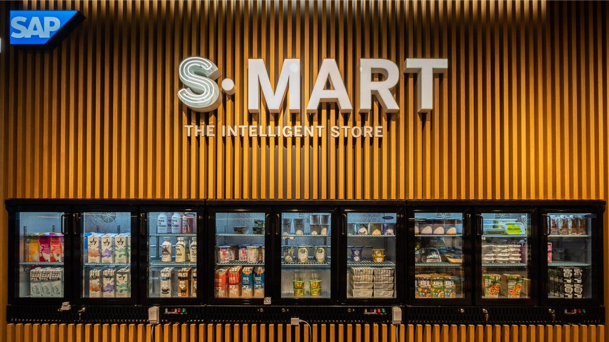 C_A_Fischer's tweet photo. The S.MART intelligent store gives retailers a behind-the-scenes look at the future of retail. Read how the AI, machine learning, and IoT used in S.MART are helping retailers build sustainable, intelligent enterprises. https://t.co/osNCcd9Rbm 

#valueexperience https://t.co/9eEzB8PWBa