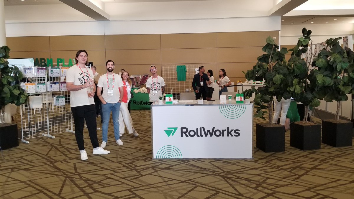 RollWorks's tweet photo. The ABM Lounge is officially open!! If you're at @INBOUND, be sure swing by and snag some swag, listen to a speaking session and recieve your custom #ABM play.
#abmified at #inbound22 https://t.co/NsODUmvoWZ