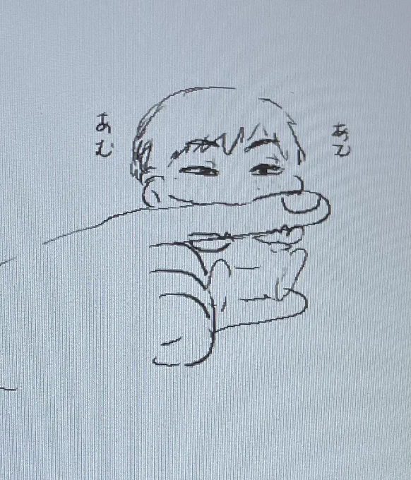あむあむしてる酒井さん 