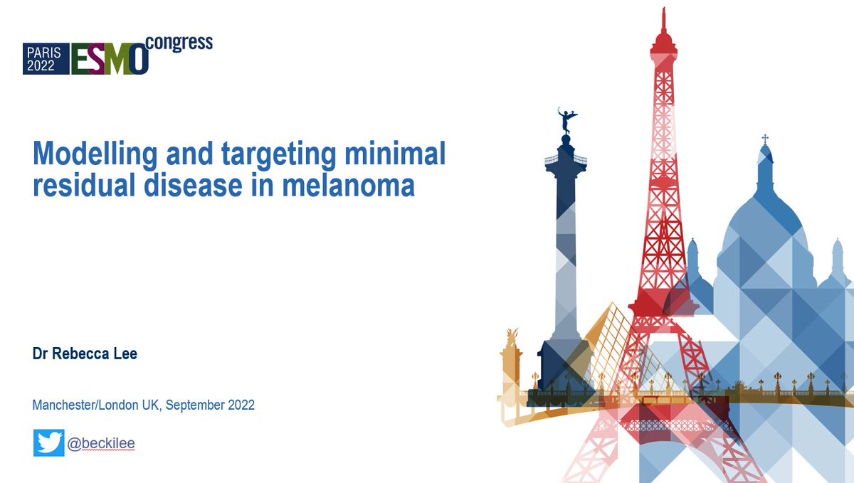 BeckiLee's tweet photo. Interested in minimal residual disease? I'm going to be speaking as part of a fantastic line up discussing the biology and monitoring of MRD #ESMO2022 @myESMO @OncoAlert 
Mon 12.09.2022, 10:15 - 11:45, Orléans 
Hope to see you there! https://t.co/PrEK9wMiqg