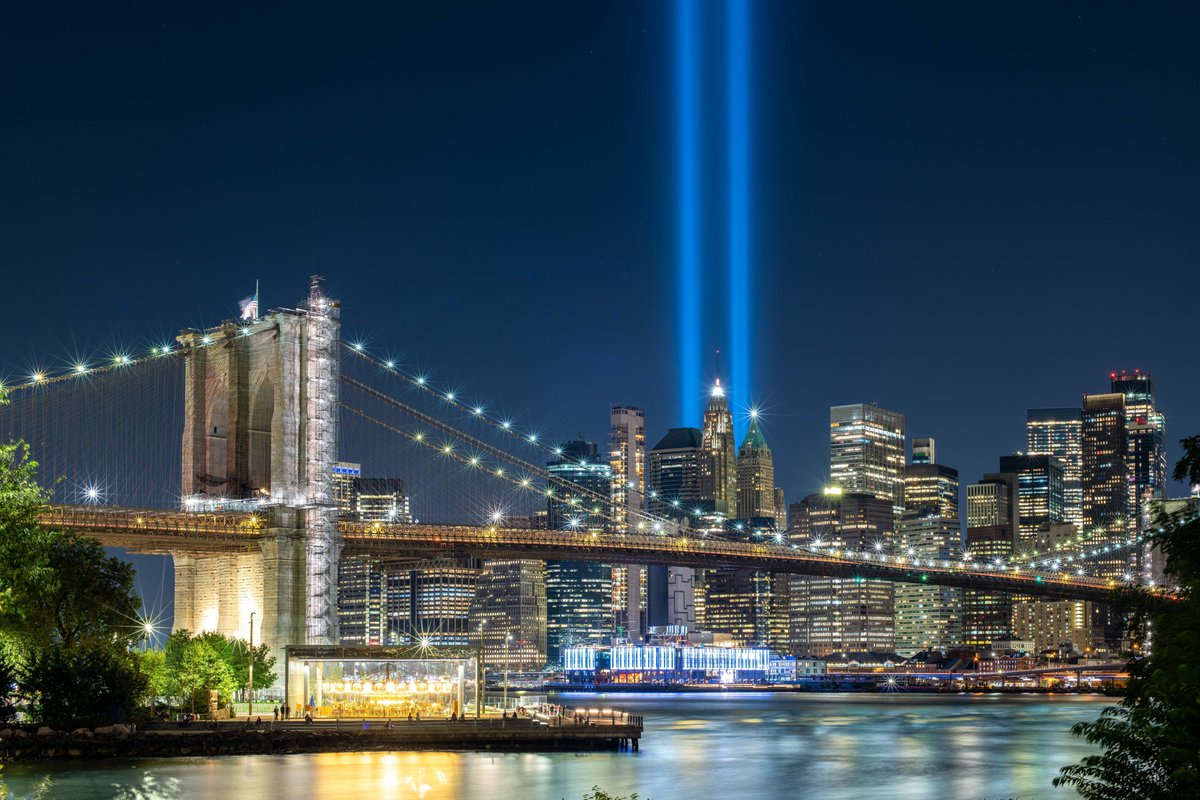 Today, our hearts go out to every life lost twenty-one years ago. We honor each hero, we grieve together as a nation, and we promise to #neverforget