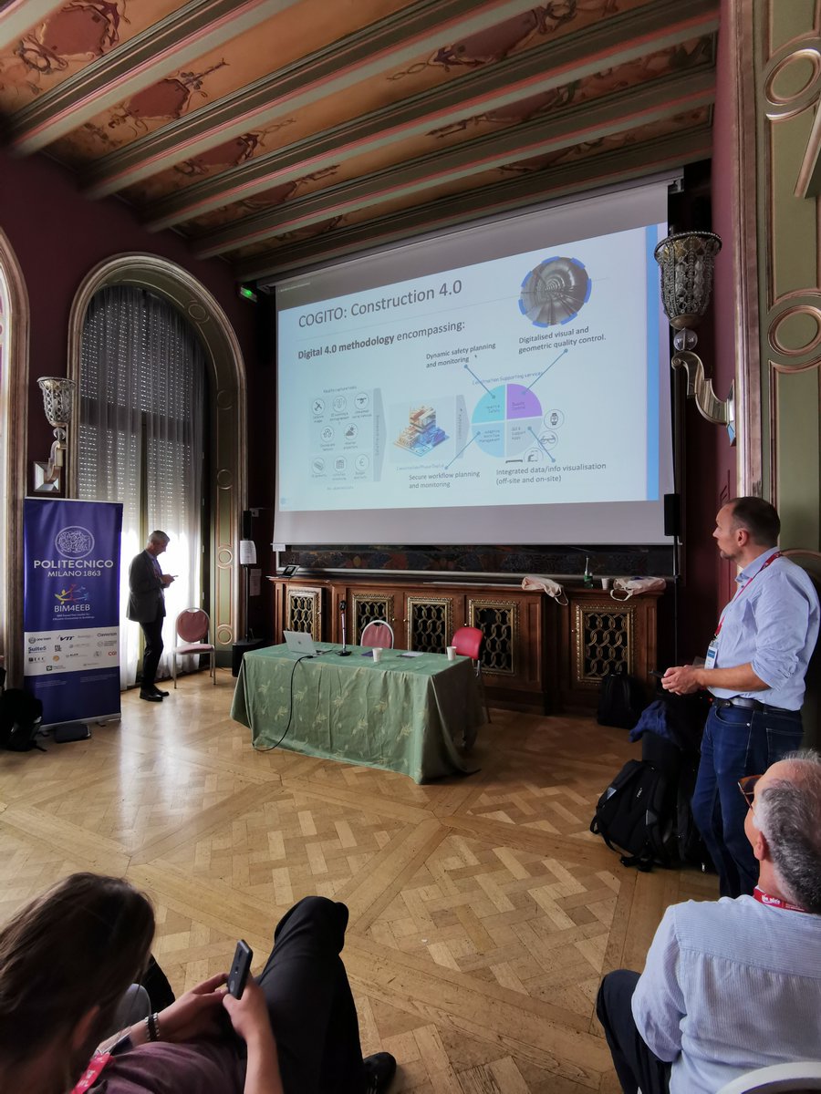 cogito_project's tweet photo. Today we are presenting COGITO project during @sustainplaces with other 6 EU projects and #BDTA👏👏👏 'Ontologies in Digital Twin' are the main topic of the session this afternoon👍
@BIMproveEU @AshvinH2020 @Bim2Twin  @SphereProjectEU @EUBIMERR  @Bim4Eeb https://t.co/0bY8LO1gAn