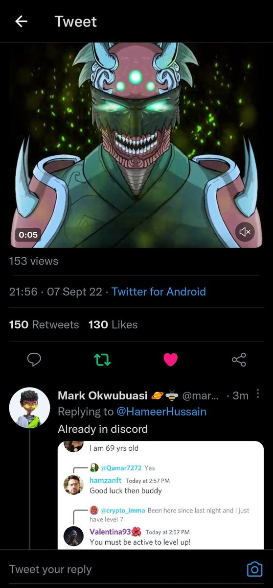 71714eth's tweet photo. @HameerHussain @HameerHideout Already in discord https://t.co/bG4KO3ayjm