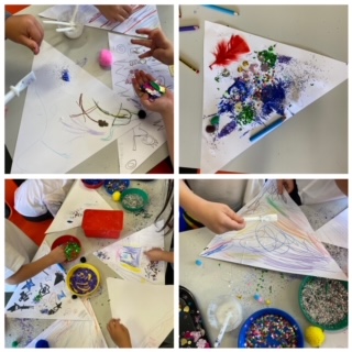 wooltonprimary's tweet image. 1BM found some mystery items in class this afternoon. We worked out that they were from Room on the Broom! After reading the story we made our own witch and wizard hats. We might need them tomorrow! #WPSCreativity 🎨