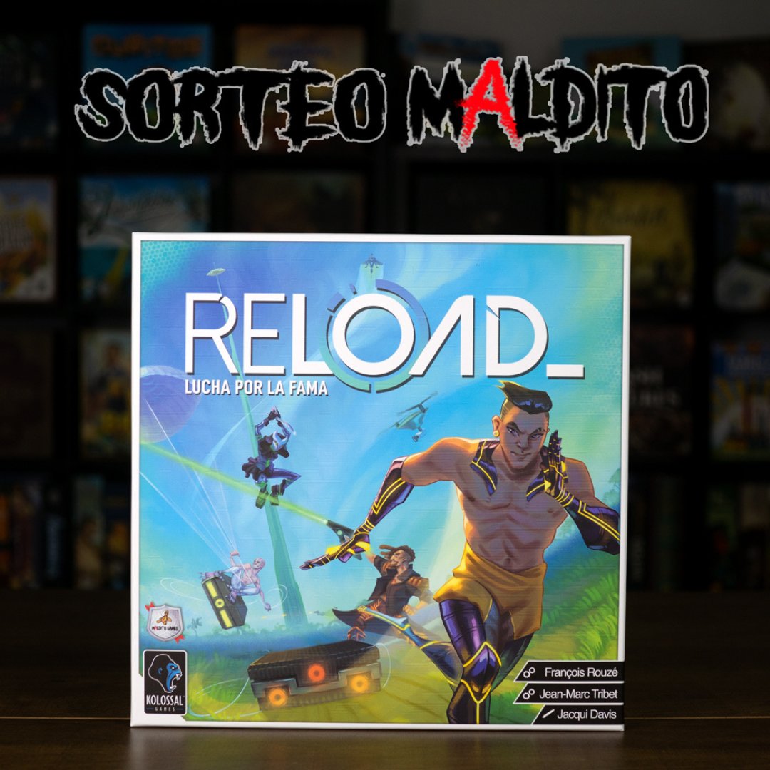 🔴SORTEO🔴

Con motivo del lanzamiento de RELOAD os proponemos un nuevo #sorteomaldito !!🎉🎉
Para participar debéis:
🔺Sigue la cuenta <a href="/MalditoGamesES/">Maldito Games</a> 
🔺Retwittear
🔺Menciona 3 personas con las que jugarías
El ganador/a se anunciará el 13/09/22 ¡Mucha suerte!