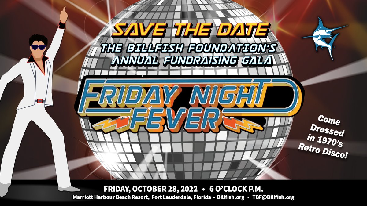 TagBillfish's tweet photo. TBF's annual gala is coming up soon! If you're interested in being a #sponsor at The Billfish Foundation's Annual Fundraising Gala, email us at tbf@billfish.org
For general info about the event, use the following link: https://t.co/szLBTIdcnM
#gala #billfish #southflorida #tbf https://t.co/FRGkPdQu0K