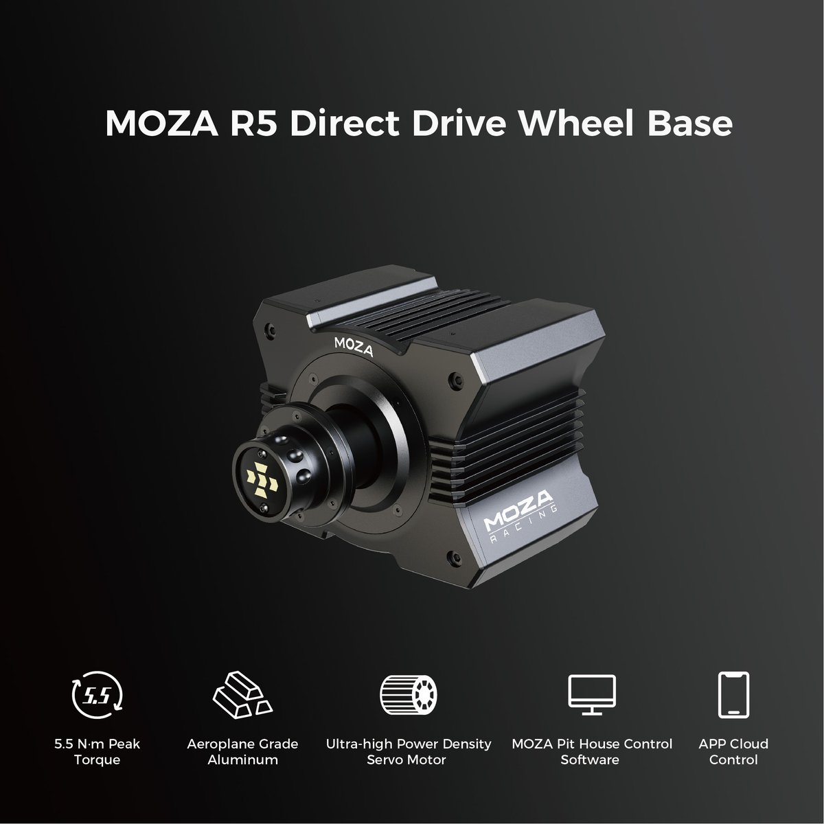 moza_racing's tweet photo. MOZA R5 Bundle: MOZA ES wheel, R5 DD base, SR-P Lite pedals, and a desk clamp!
Excellent build quality at a great price!
Check it out here:
https://t.co/OKqZguKcDl
#moza #mozaracing #mozar5bundle #F1 #racing #iracing #esports #simracing #racewheels #racecar #supercars https://t.co/mHXRLHnWVn