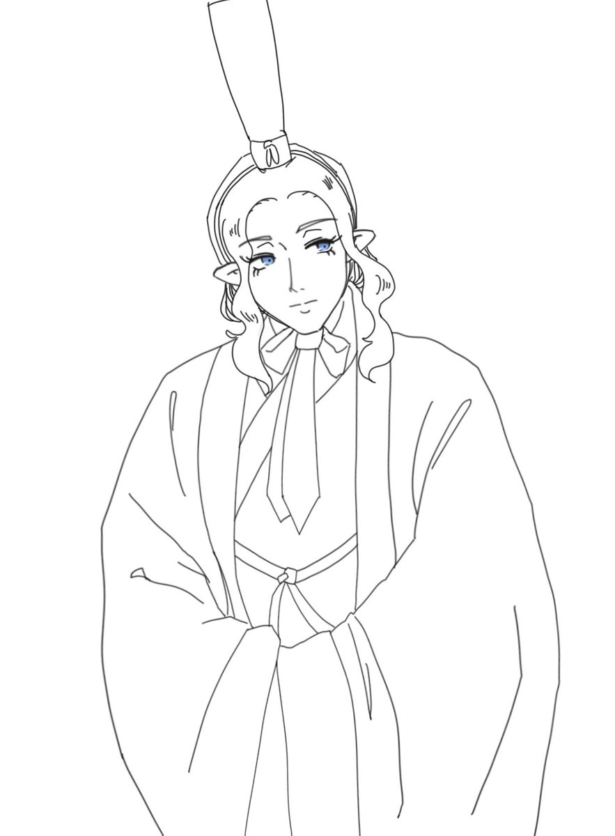 memesheep_teeth's tweet photo. Finrod is wearing Chinese traditional costume of Han dynasty. 诸侯王牙口！ https://t.co/giLEeZqCOU