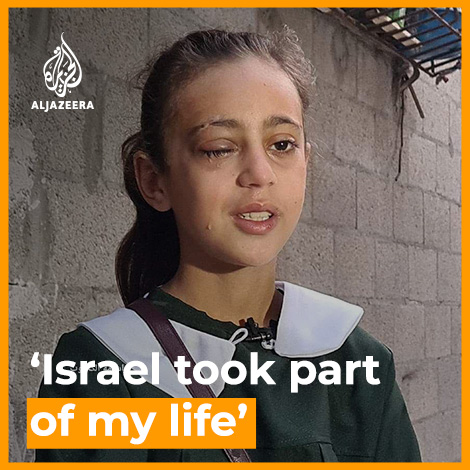 Al Jazeera English on Twitter: "This 10-year-old Palestinian lost her