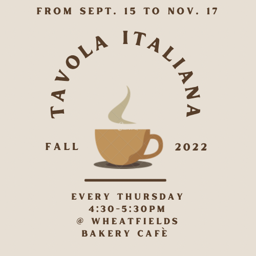 The weather's shifting, it feels like the perfect time to practice your Italian with good company and hot drinks. ☕️🍂
