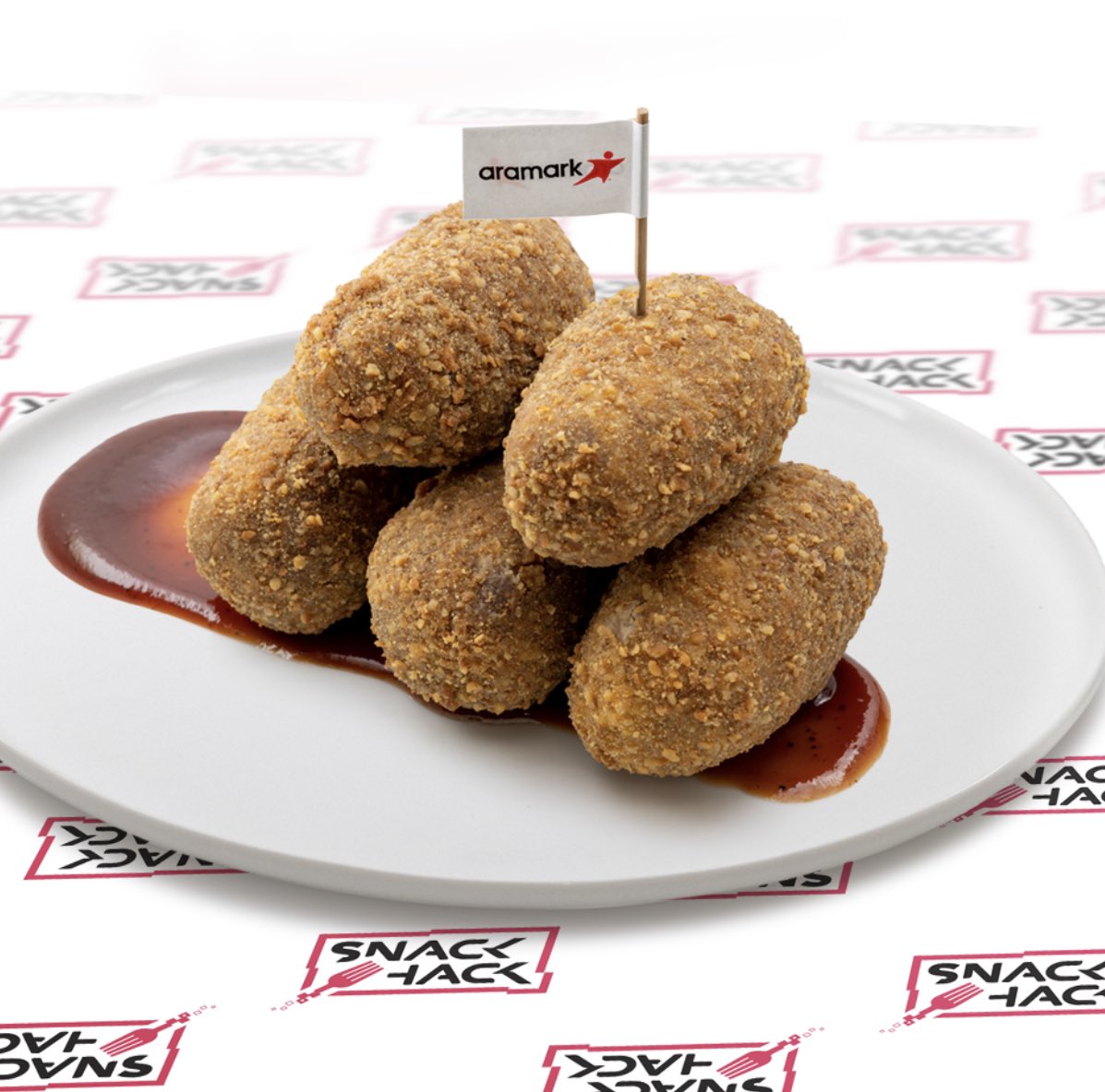darrenrovell's tweet photo. This year at @Eagles games: A Dunkin Macchiato Cereal crusted beef brisket and Monterey jack cheese croquettes served with Rita’s Wild Black Cherry Ice BBQ sauce. 

(📸 by @AramarkSports) https://t.co/2ELaIEiomf