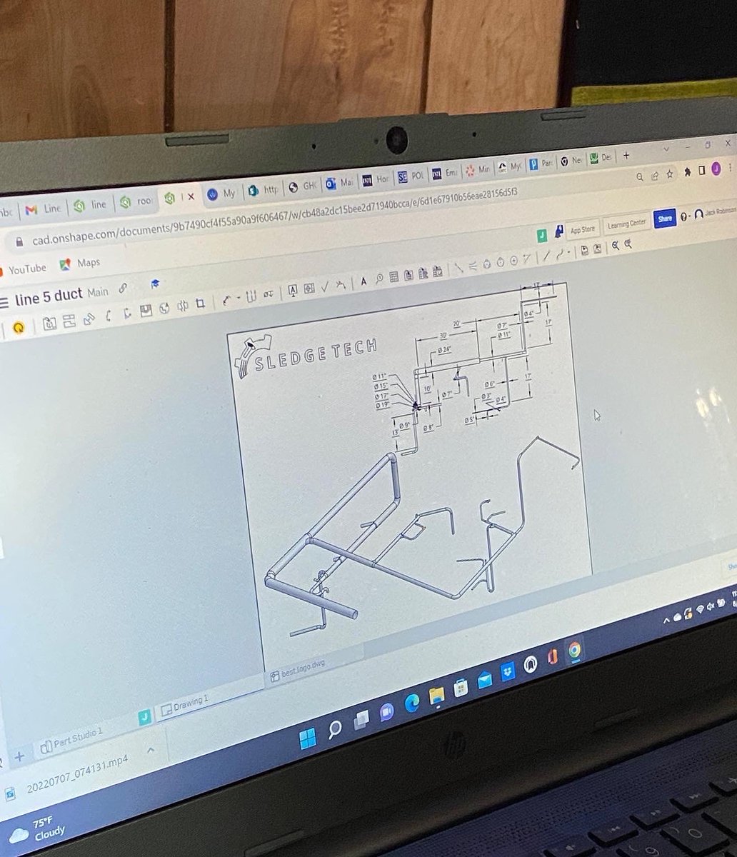 FloydCCA's tweet photo. Jack Robinson (MHS), a current Robotics & Engineering senior at the CCA, got invaluable industry experience during an internship at Sledge Tech this summer! Jack got the opportunity to design and engineer real mechanical systems! #futuremechanicalengineer https://t.co/QVpzibXLIj