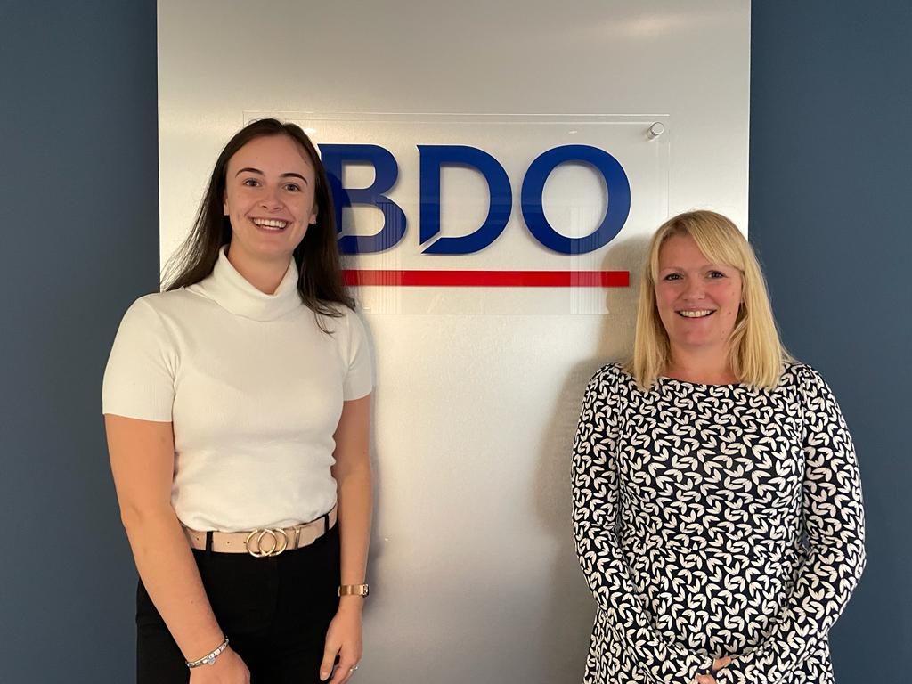 BDONI's tweet photo. Wednesdays are always good for #TeamBDO, especially when we get to welcome a new face!
Welcomed by Director, Claire McFall, Olivia joins us today for an #internship which will see her work closely with #TeamAudit on a range of projects.
#WelcomeWednesdays #HelpingYouSucceed https://t.co/W3ANsifip9