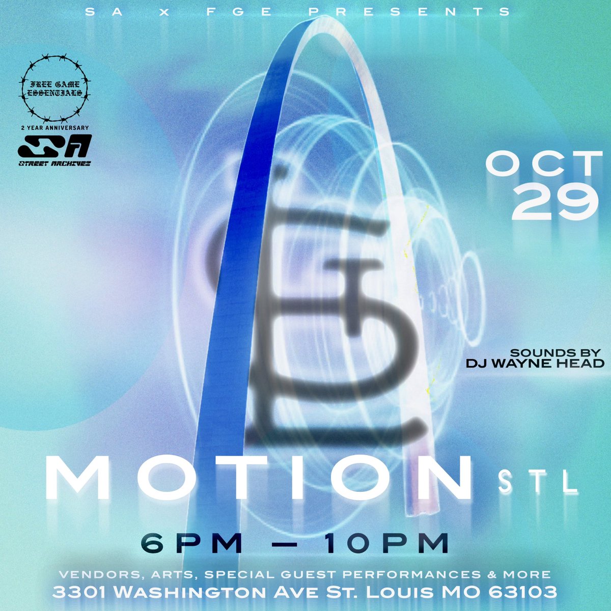 StreetArchivez_'s tweet image. Street Archivez &amp;amp; Free Game Essentials Presents: STL MOTION

The first installment of our
ART GALA PRODUCTION

10.29.22

Special performances, giveaways etc

Vendors and performers announced soon. 

Come trim or don’t come at all!