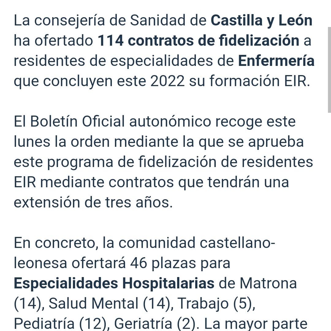 auroales's tweet photo. Pronto acaban su residencia los #EIR de Enfermería que comenzaron su formación en plena pandemia. 

Tendrá planes @saludand para fidelizar el talento formado en Andalucia o tendrán que emigrar a otras CCAA para trabajar de especialistas? https://t.co/JNsEDfzA0p