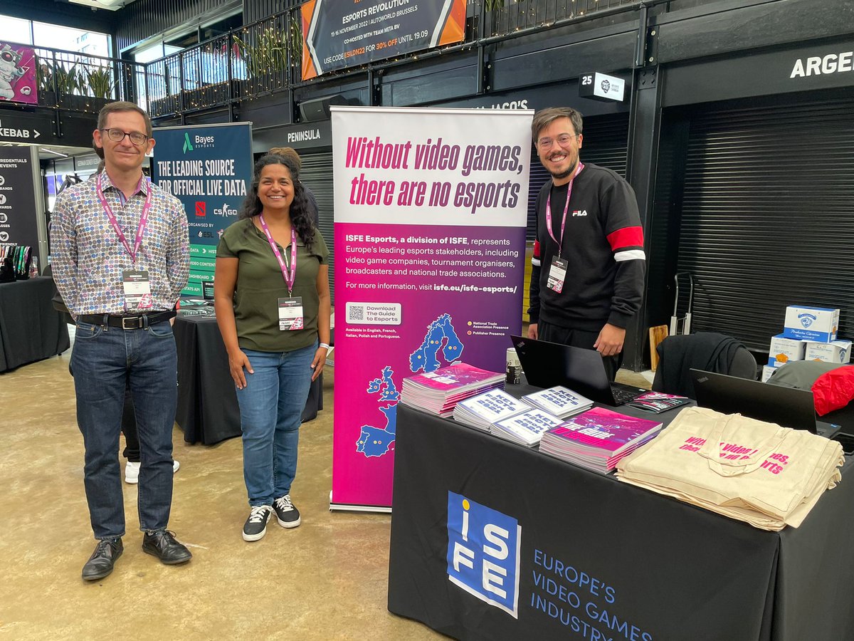 IIDEAssociation's tweet photo. Si conclude oggi la nostra esperienza al fianco di #ISFE Esports a #ESILondon, l'evento dedicato al business del gaming competitivo organizzato da @esportsinsider.
Torniamo carichi per rimetterci al lavoro sulla prossima edizione di @Round a Torino il 25-26 ottobre.
Stay tuned! https://t.co/lmTzvJ73qu