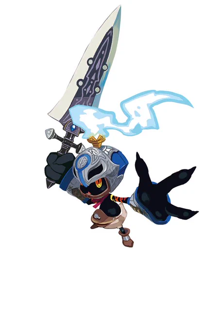 Wow the hundred knight became a Pokémon 