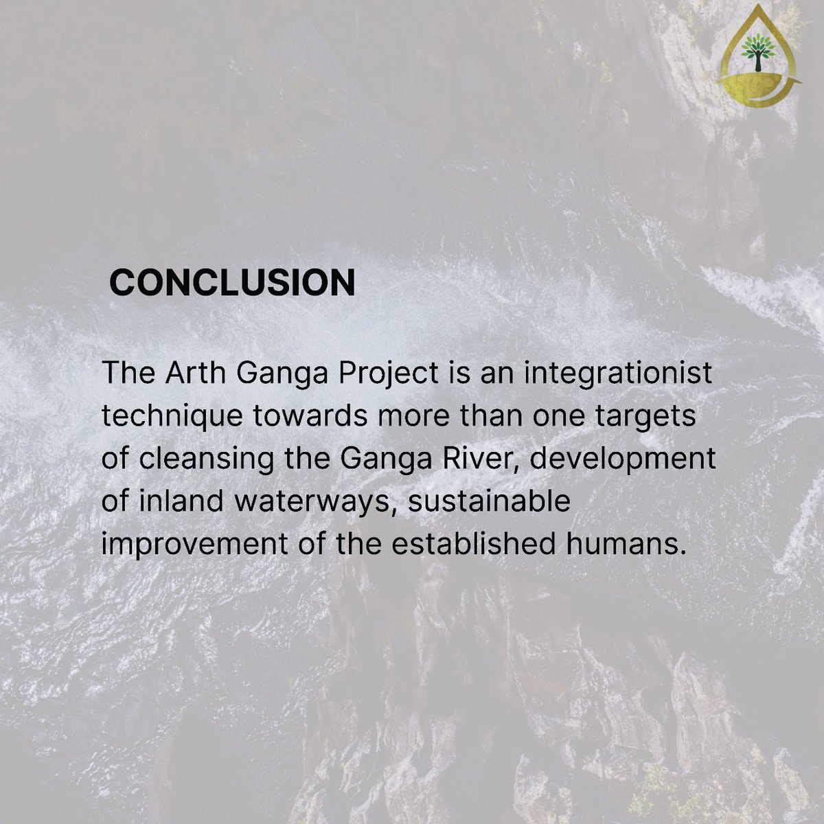 A new model for sustainable development of Water: ' ARTH GANGA '

#ArthGanga
#Waterdevelopment
#GANGA
#Water
#arthganga
#sustainability
#ChamelaHelpdiaTrust