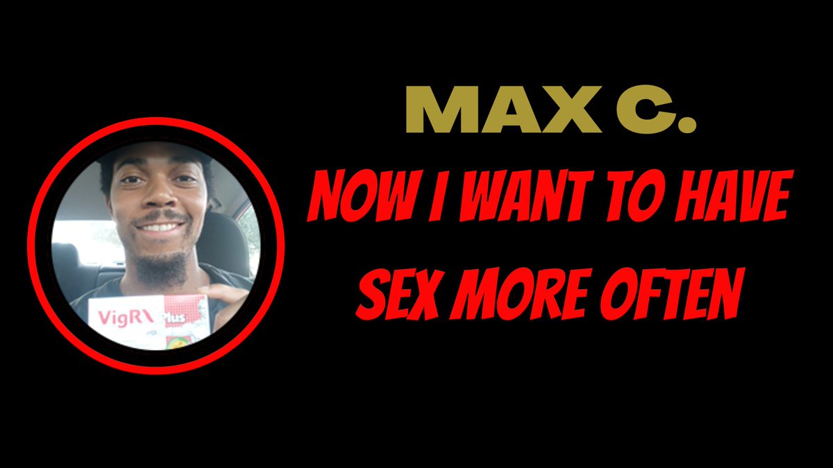 VigRX_Male's tweet photo. Now I want to have sex more often

✅️ I am from France &amp; I have been using VigRX Plus for 5 months.
✅️ I can tell you that I am very satisfied because it gives good erections and stamina.
✅️I recommend this, who has erection problems.

Learn More - https://t.co/D0J40HcTLu https://t.co/0di51nb9W8