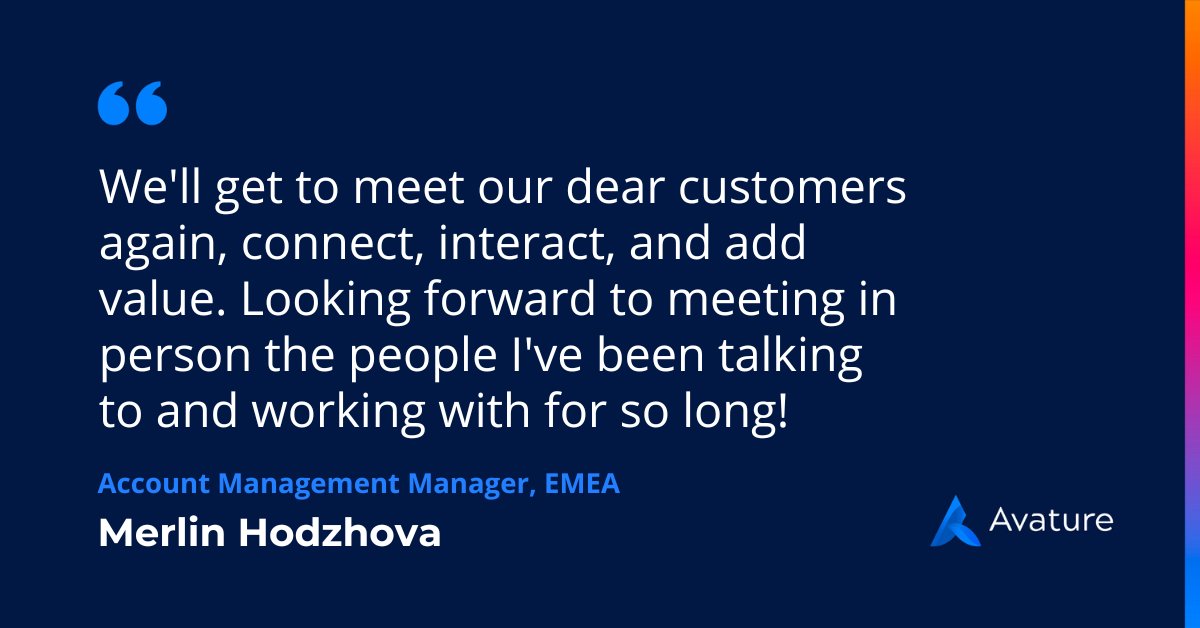 LifeAtAvature's tweet photo. Sneak peak at Avaturians' insight on previous #AvatureUpfront events and their expectations for the next one! They agree that the collaborative spirit, innovative technology, and possibility to build strong relations are among the best traits of our conferences.

Wish them luck🥰 https://t.co/mjlgyTx0UC