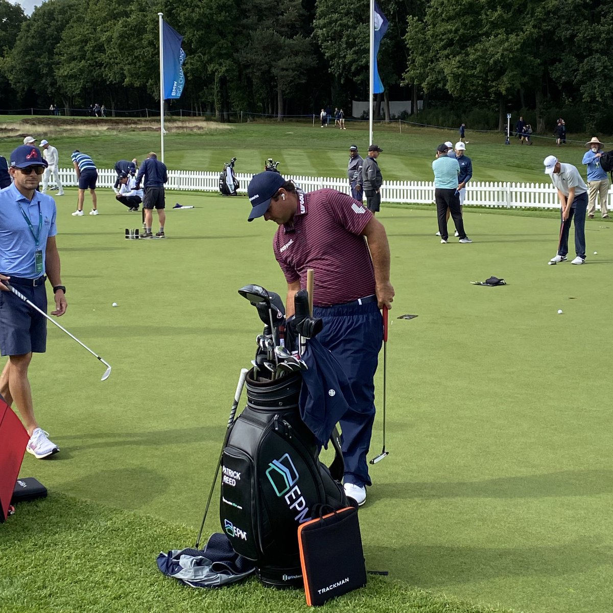 What do we have here 👀

Patrick Reed wearing LIV clothing at Wentworth despite being told not to by the DP World Tour 😬