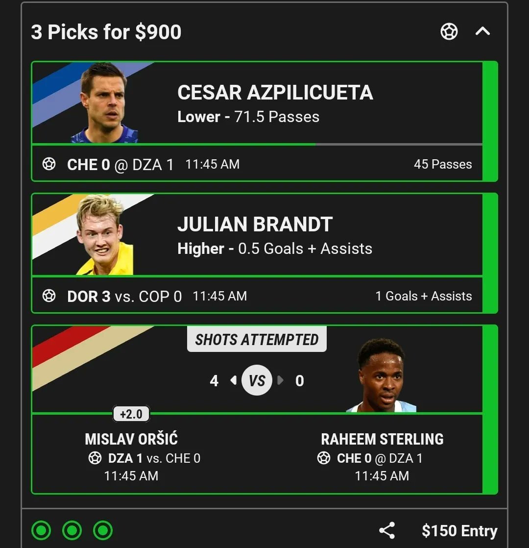 RotoRadar's tweet photo. The #RadarSharpEdge has got you covered with soccer content as well! ⚽️
@Biggedelt provided everyone inside of the RotoRadar discord with free content on @UnderdogFantasy and it was a big time success.
Join our discord to get access for free.
↪️ https://t.co/L5TAbPn6RY https://t.co/LNFRiB95He
