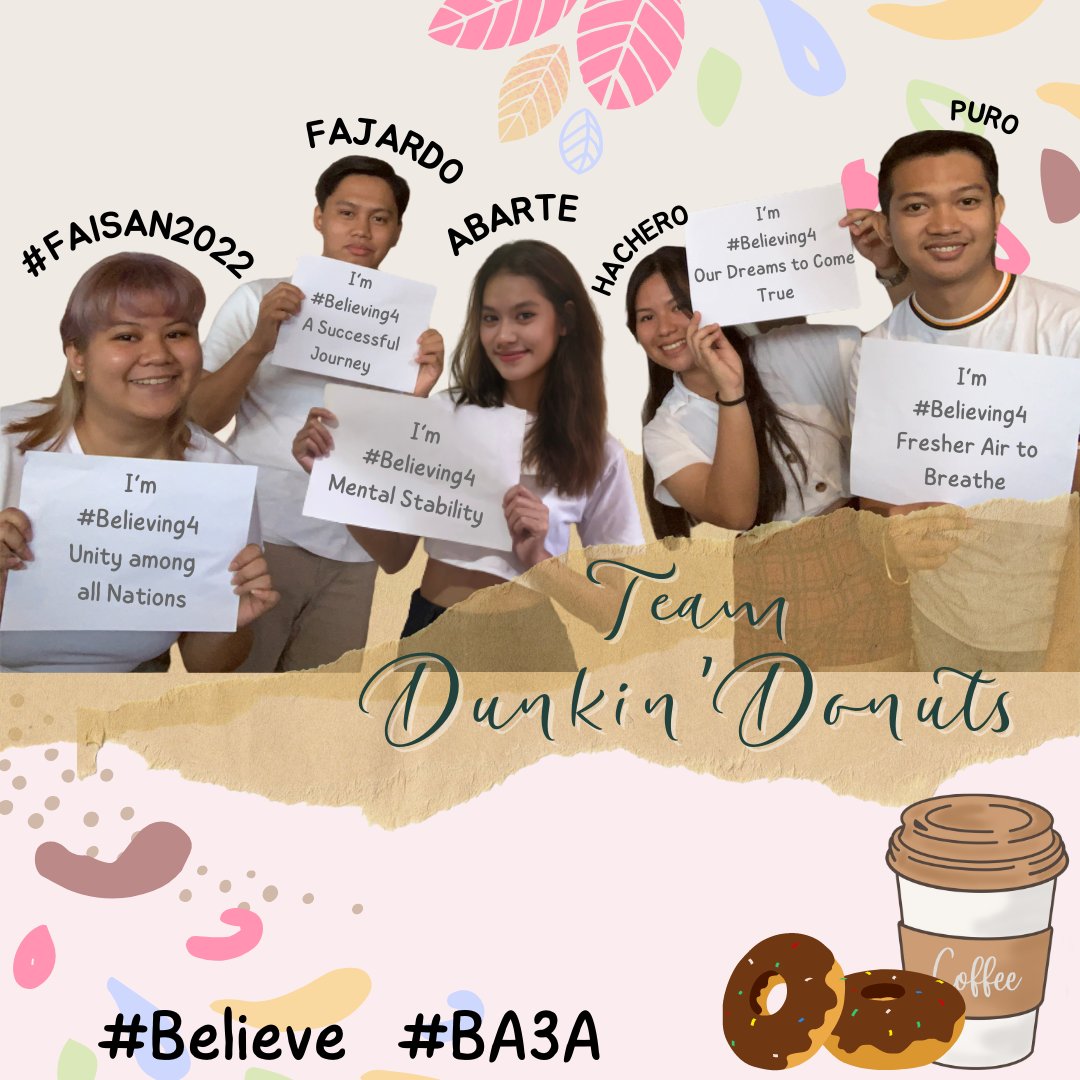 WympleKate_'s tweet photo. Heads Up, ka-Dunkin’mates! ✨

“If you truly believe that your dreams will (be)come a reality, the possibilities are endless” — Jared Leto

This is #TeamDunkinDonuts, bringing you to a world full of possibilities. #BA3 https://t.co/ZSHEc2jo2j