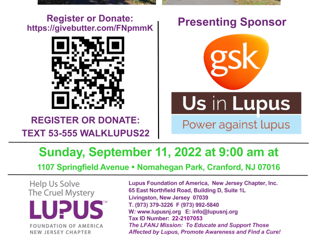 lupusnj's tweet photo. Five days until the walk. Register and join us . For more information, visit us by texting 53-555 or click on the link.
https://t.co/Yx56GxlXRH https://t.co/42DWWxiIc2
