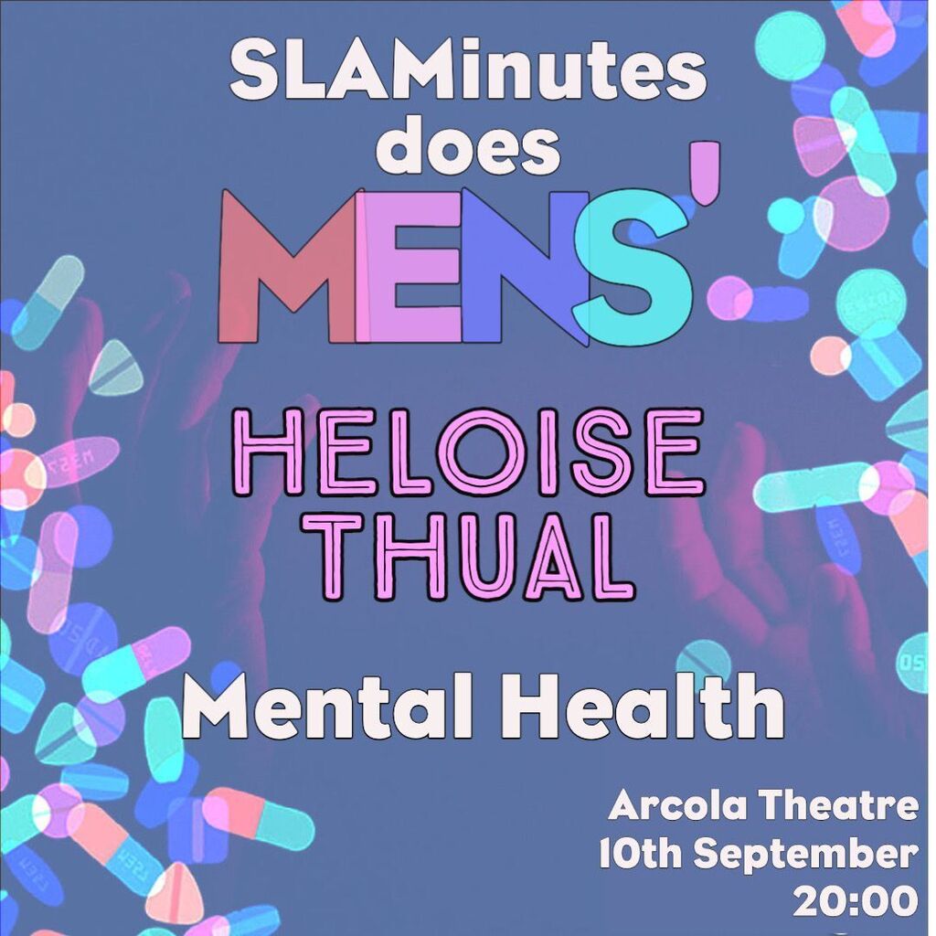 #5 in #SLAMinutes does #mens #mentalhealth is the incredible #playwright Heloise Thual
.
THIS SATURDAY, <a href="/arcolatheatre/">Arcola Theatre</a> raising money for Mind
.
TIX in bio &amp; buff.ly/3PFFLEQ
.
#theatre #spokenword #poetry #writing #newwriting #performance #MentalHealthAwareness #mensment…