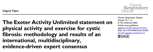 nhsggcrhcphysio's tweet image. New paper published providing guidelines on exercise and physical activity in Cystic Fibrosis. Well done to two of our staff Peter Anderson and @WarrenGordon6 who contributed to the guidance.
@TheACPRC @cftrust 
exeter.ac.uk/news/homepage/…