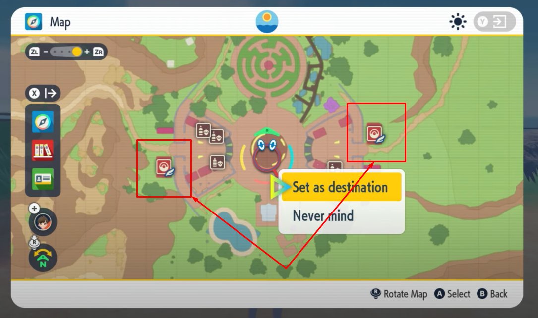 Guessing these little wing symbols will be how you fast travel in #PokemonScarletViolet