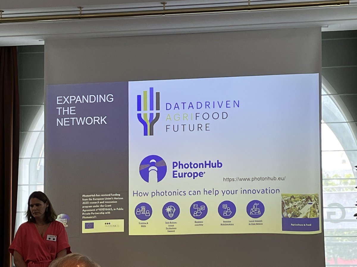 Impressed by the nice results presented at the closing event by #s3food Expanding the network and collaboration is key for further innovative developments! Interested in photonics innovation? Check out the PhotonHub project.