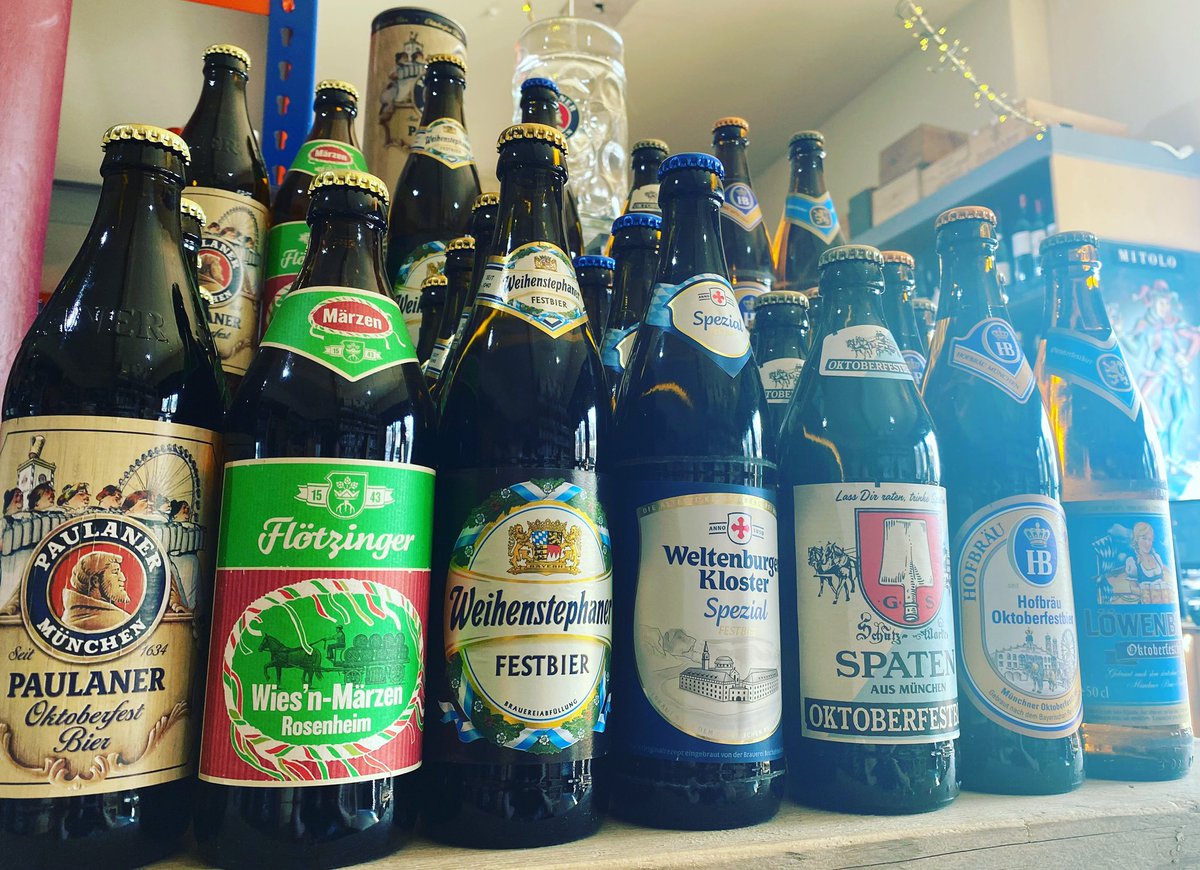 CF11BottleShop's tweet photo. It might not be October but OKTOBERFEST has arrived at the shops!!!

Fan of seasonal crispybois much??? We definitely are with a few returning classics and some new absolute belters for you to sample. 

The Flotzinger Marzen is delicious….. https://t.co/wQOHopIVX2