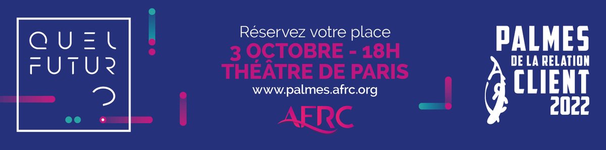 Les inscriptions à la cérémonie des Palmes de la Relation Client sont ouvertes ! Réservez votre place dès maintenant et assistez aux plus grand événement de l'Expérience Client ➡️ bit.ly/3D8vbTY