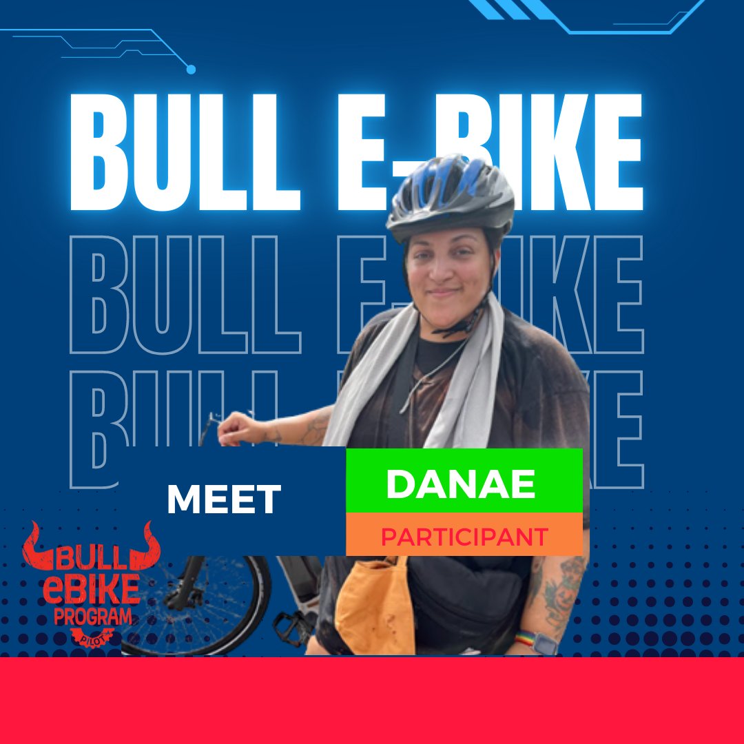 movesafedurham's tweet photo. The e-bikes from the #BullEBikePilot are on the road. Each week, we will feature quotes from our participants. This week, meet Danae and read about their experience. #WayToGoDurham https://t.co/5UE1vq0LFP