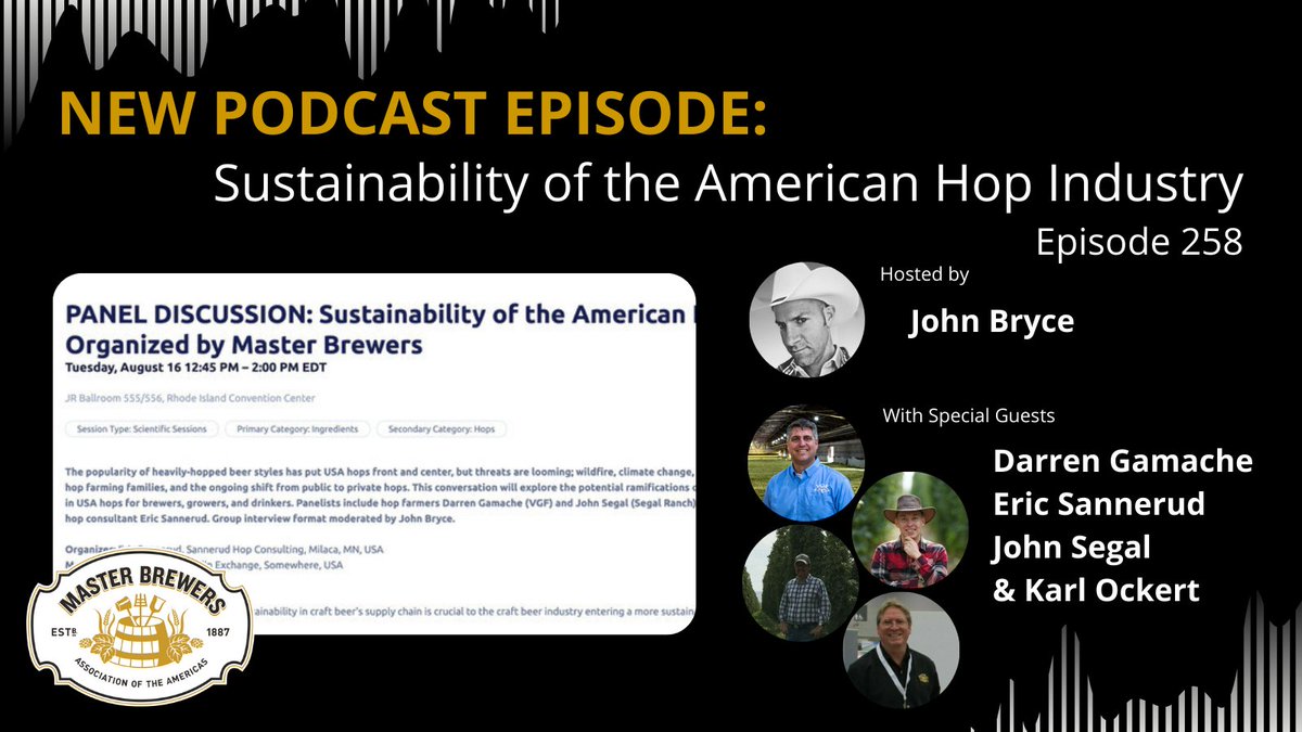 MasterBrewers's tweet photo. Tune in to Episode 258 of Master Brewers Podcast here 🎧➡️ https://t.co/5Il1sR25RZ
#UnitedWeBrew #MasterBrewers https://t.co/Ki93Qnfbng
