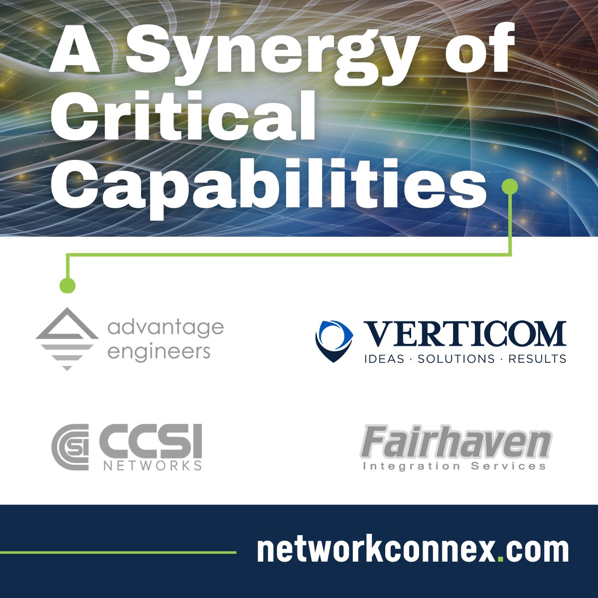 VERTICOMTX's tweet photo. ROBUST CAPABILITIES! ⭐ We’re excited to leverage the resources of @NetworkConnexCo to serve ALL of our customers with an expanding portfolio of services through a completely “in-house” team approach that includes a physical presence in all major U.S. markets. https://t.co/PqXBspCYfO