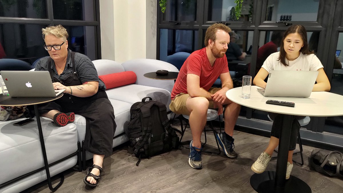 CodebarBrighton's tweet photo. Yesterday's workshop at @mpbcom was marvellous again. Laughter and concentrated faces in equal measure. Looking forward to the next one already? We will be at @gene_commerce on the 20th! https://t.co/yE2WMLU2hi