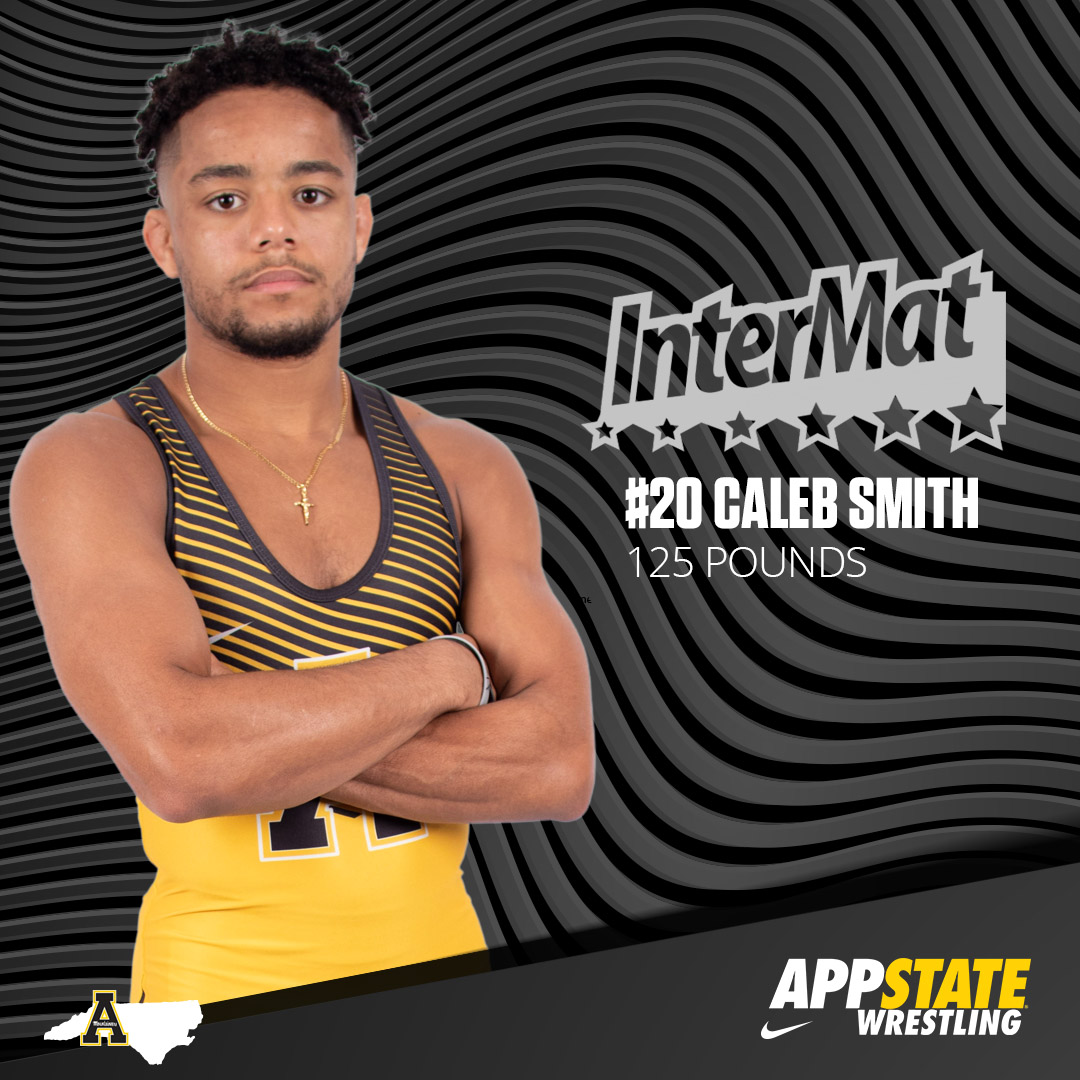 𝐏𝐫𝐞𝐬𝐞𝐚𝐬𝐨𝐧 𝐑𝐚𝐧𝐤𝐢𝐧𝐠𝐬

#20 Caleb Smith | 125 pounds

#ReAchTheSummit <a href="/InterMat/">InterMat</a>