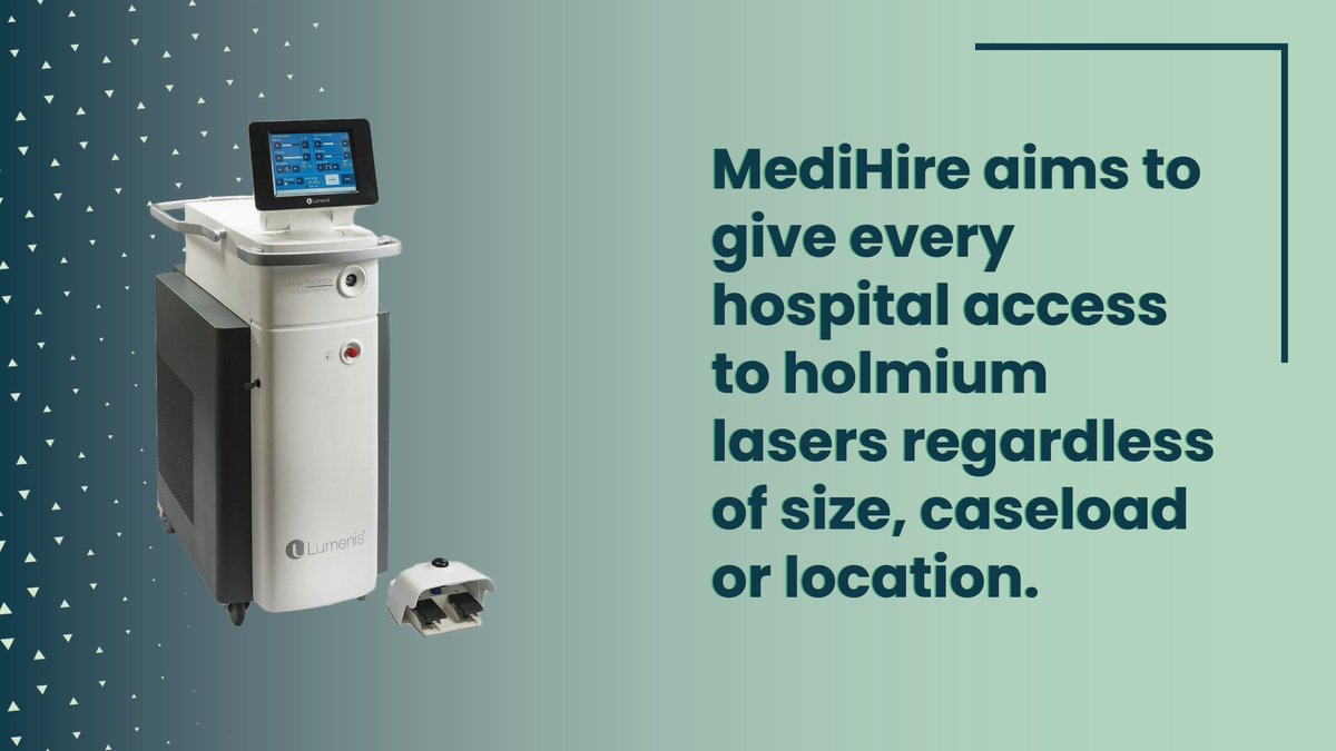 medi_hire's tweet photo. Struggling to cover holmium laser cases due to fibre supply problems?  Visit MediHire at @BAUSurology  to see how we can help you plug the gap! https://t.co/OB7lYvxOZz
