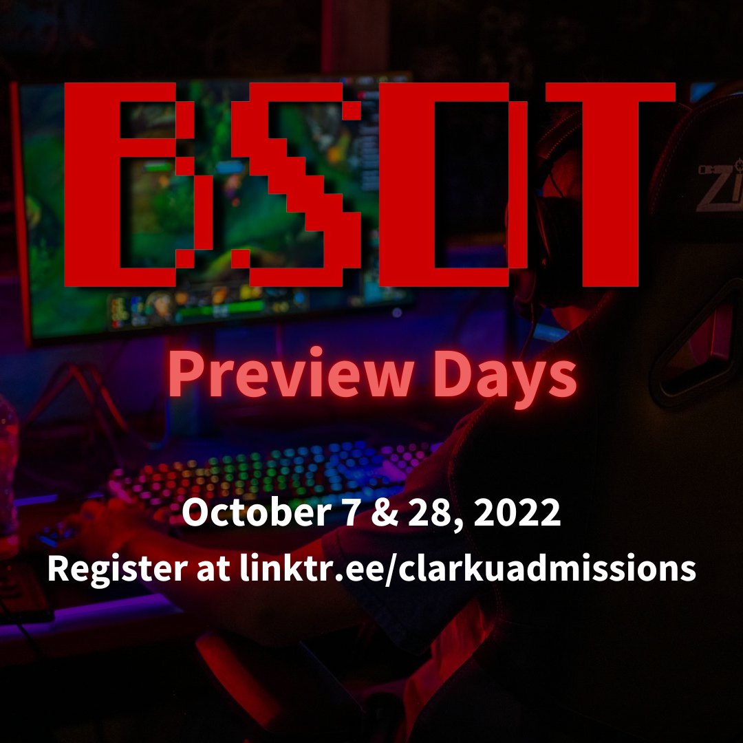 🎮️ Interested in a career in game design? Attend one of our BSDT Preview Days this fall to learn about Clark's Interactive Media program, the #3 Undergraduate Game Design Program in the WORLD! 

Check out the Linktree in our bio to register.

#clarkuniversity #bsdt #gamedesign