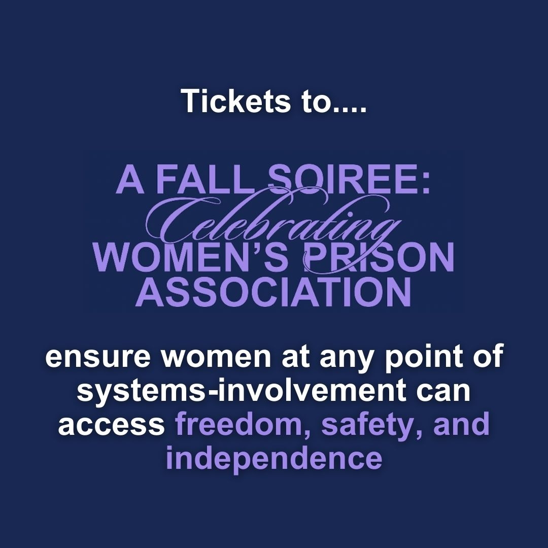 Will you join us? #wpafallsoiree #endmassincarceration #womenbelongwiththeirfamiliesnotbehindbars #communitybasedsolutions

l8r.it/WRvT