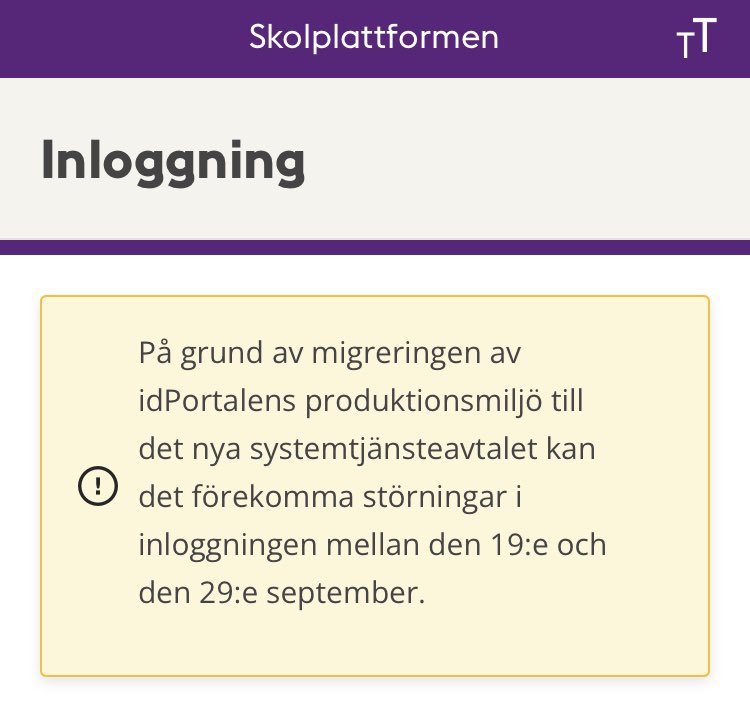 Alltså, Skolplattformen, såhär kan man ju faktiskt inte kommunicera med folk.