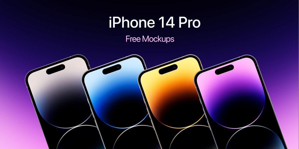 Ash_uxi's tweet image. ⚡Here&apos;s latest iPhone 14 pro mockups for your next presentation✨

#AppleEvent #figma #designresource