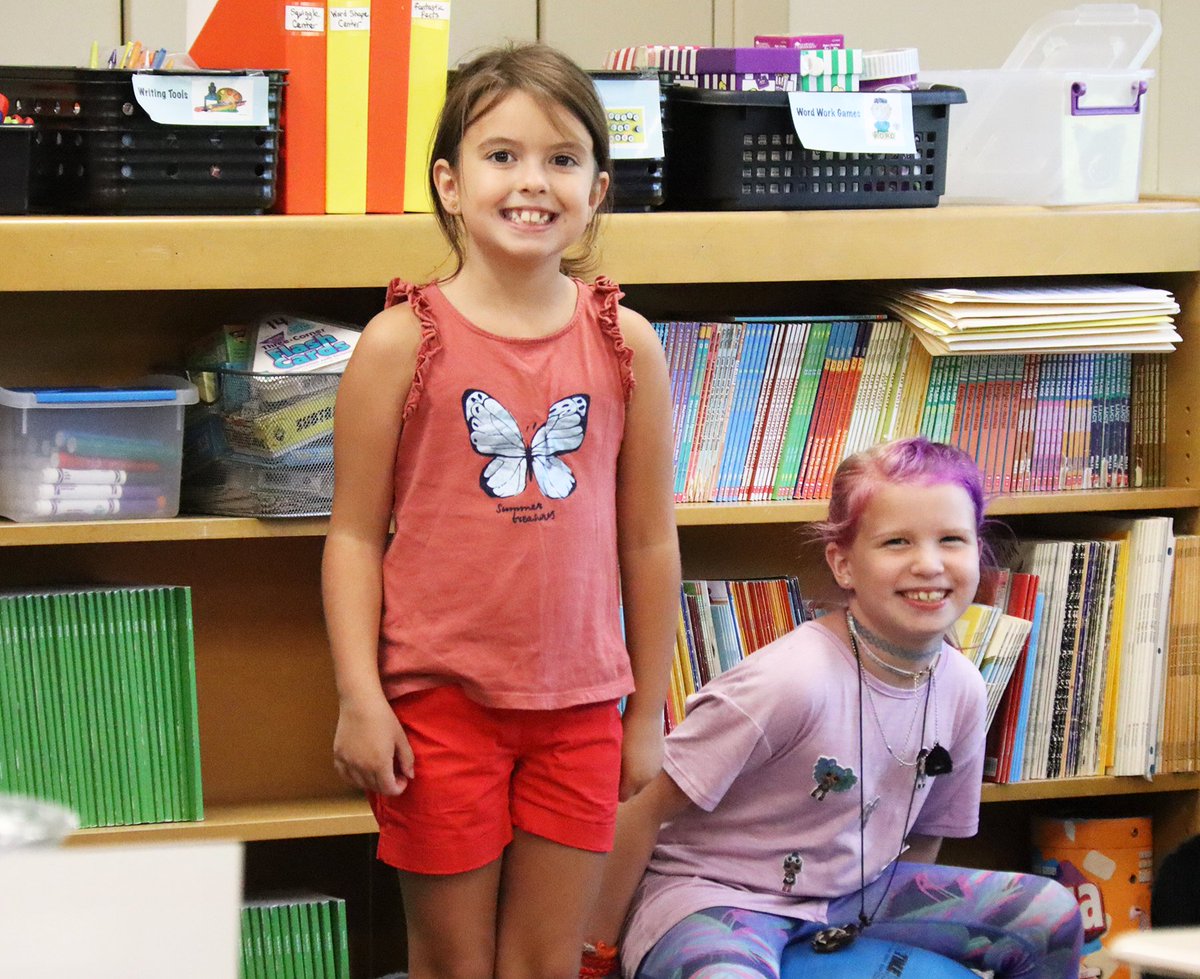 PortByronCSD's tweet photo. Throwing it back to last week's Meet the Teachers event! It was such a pleasure to see so many smiling faces prepared for the start of school! Thanks to all who attended!! 

#GoPanthers https://t.co/da121rwzIk