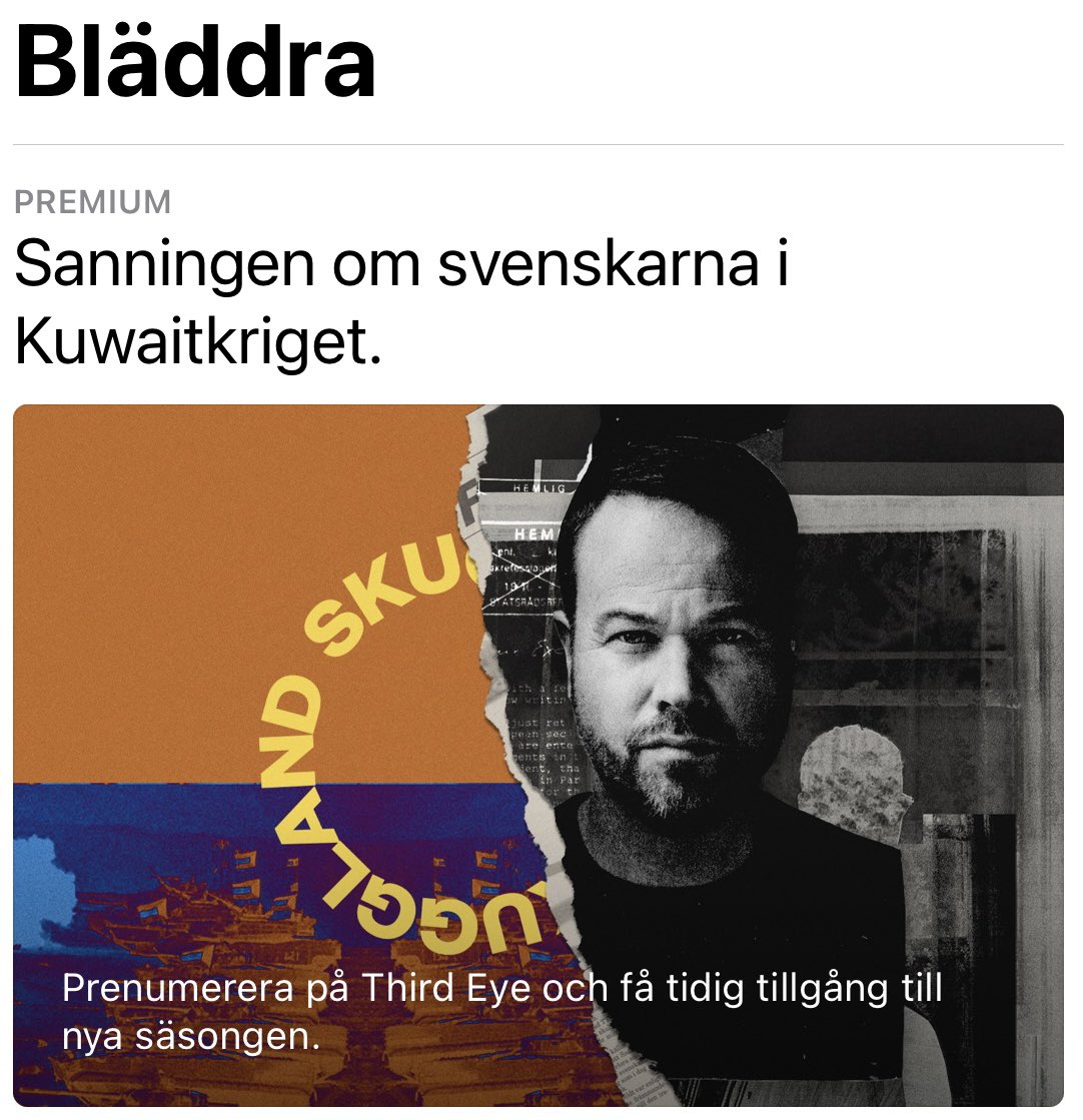 anton_berg's tweet photo. Tack @apple och @iTunes för fin exponering! ❤️ Nytt avsnitt ute imorgon torsdag: Del 4 ”Ett brev betyder så mycket”. #antonberg #podcast #skuggland @the_third_ear https://t.co/hIt0wlh5Bj